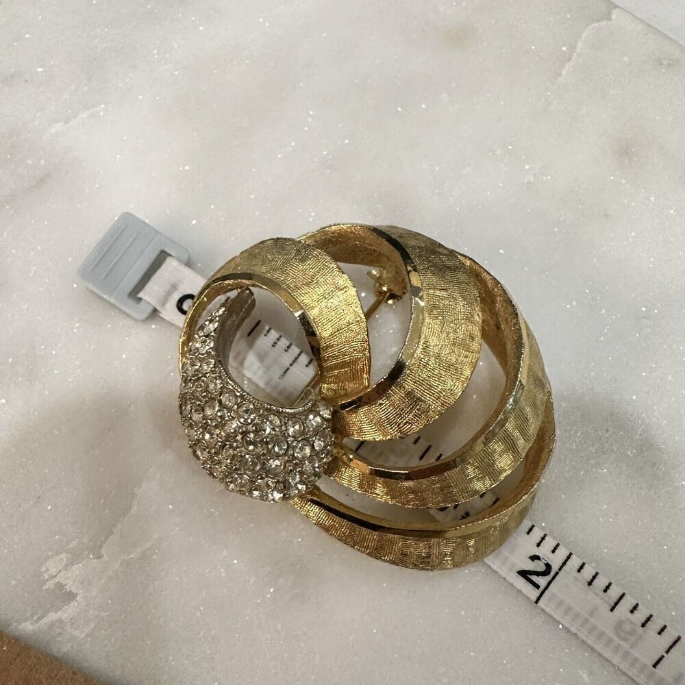BSK Signed Estate Brooch Pin - Picture 11 of 12